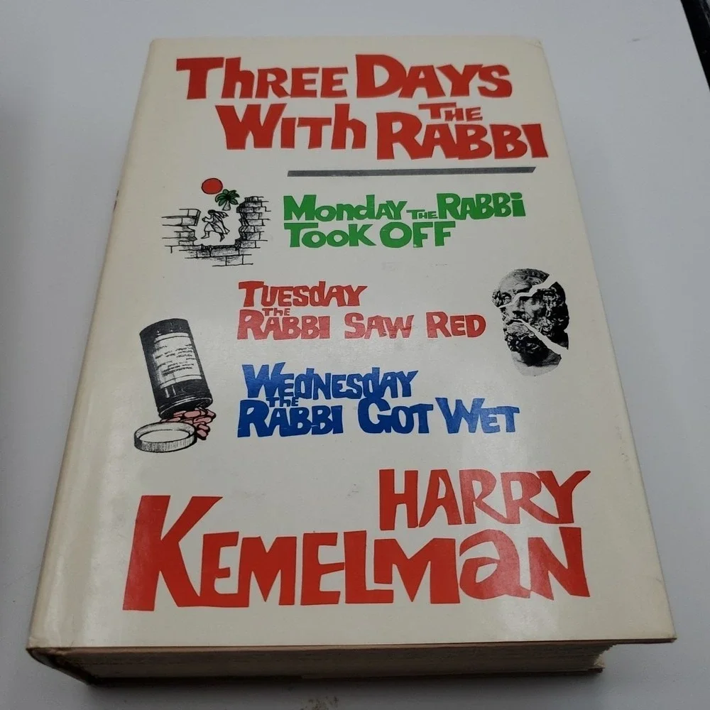Lot of 5 Harry Kemelman Rabbi Murder Mysteries Hardcover VTG HB HC DJ
